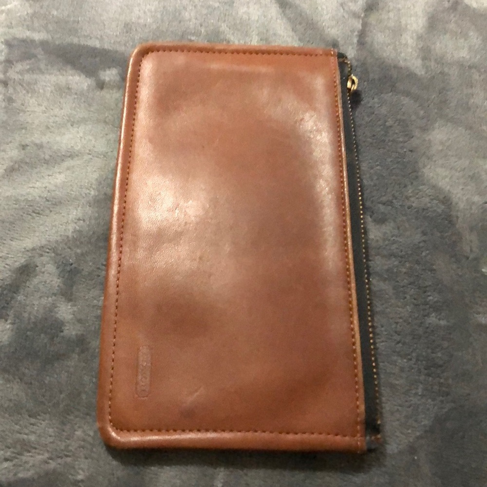 Coach Vintage checkbook size wallet